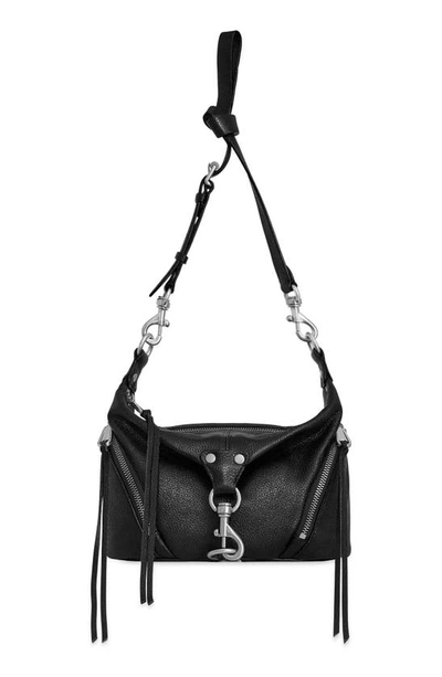 Rebecca Minkoff Women's Small Julian Leather Crossbody Bag In Black