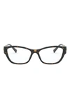 Versace 57mm Gradient Square Sunglasses In Havana