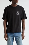 Amiri Premier Record Crew-neck T-shirt In Black