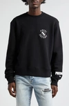 Amiri X Premier Records Cotton Graphic Sweatshirt In Black