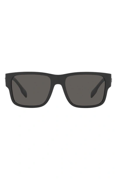 Burberry 57mm Square Sunglasses In Lite Grey