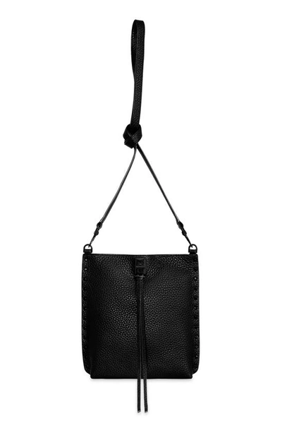 Rebecca Minkoff Darren North-south Leather Crossbody Bag In Black