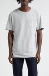 NOAH NOAH CORE LOGO COTTON BLEND POCKET T-SHIRT