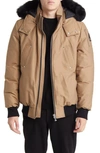 Moose Knuckles Men's Original Neoshear Ballistic Bomber Jacket In Woodsmoke