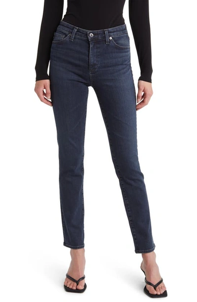 Ag Mari High Waist Stretch Slim Straight Leg Jeans In Empire