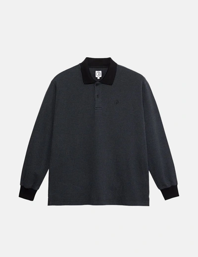 Polar Skate Co. Polo Shirt (houndstooth) In Black