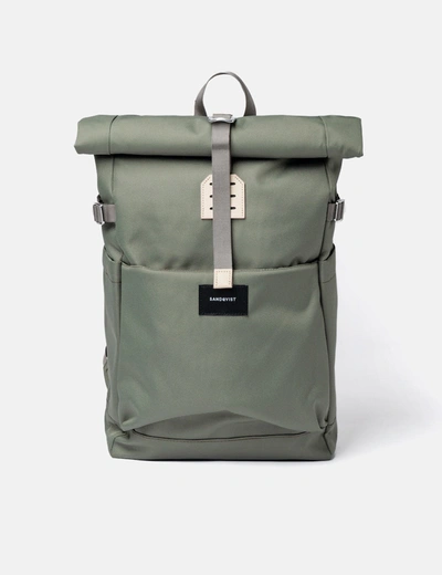 Sandqvist Ilon Rolltop Backpack (recycled Poly) In Green