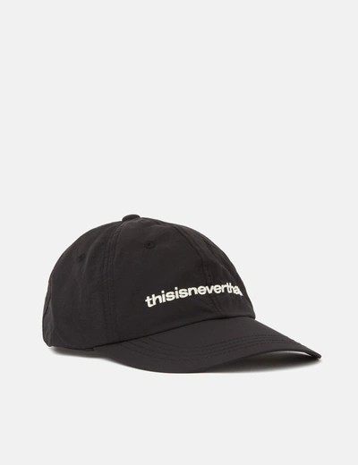 Thisisneverthat Logo-embroidered Shell Baseball Cap In Black