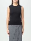 Rohe Square-neck Knit Tank Top In Black