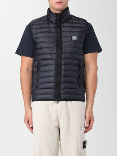 Stone Island Weste  Herren Farbe Blau In Blue