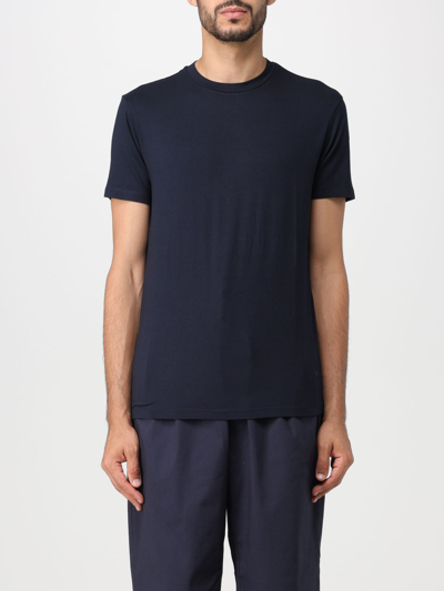 Emporio Armani T-shirt  Men Color Blue