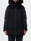 Moorer Black Wool Blend Fresia-le Down Jacket In Black