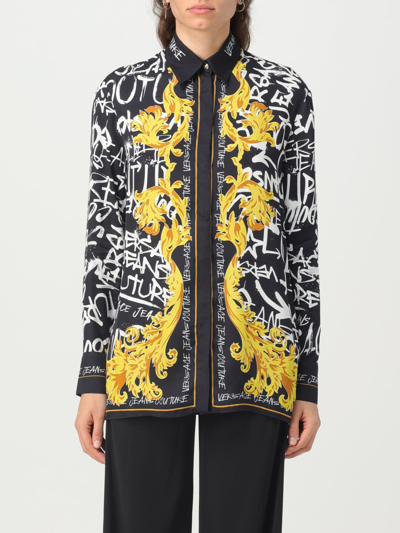 VERSACE JEANS COUTURE SHIRT IN VISCOSE,E77412002