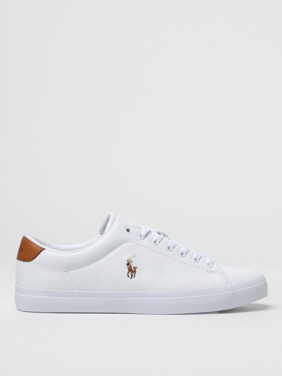 Polo Ralph Lauren Logo-embroidered Low-top Trainers In W/m Pp