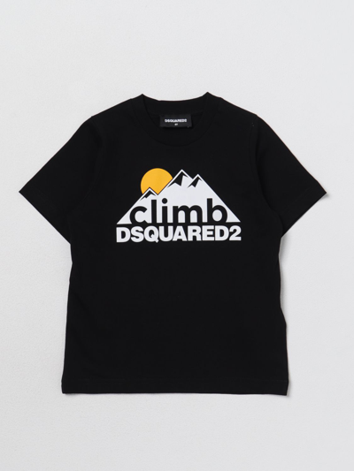 Dsquared2 Junior Kids' T-shirt  Kinder Farbe Schwarz In Black