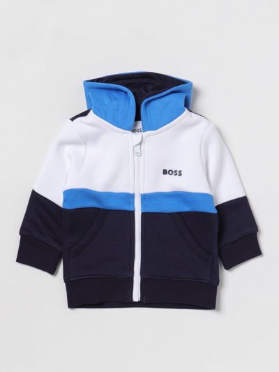 Bosswear Babies' Pullover Boss Kidswear Kinder Farbe Blau In Blue