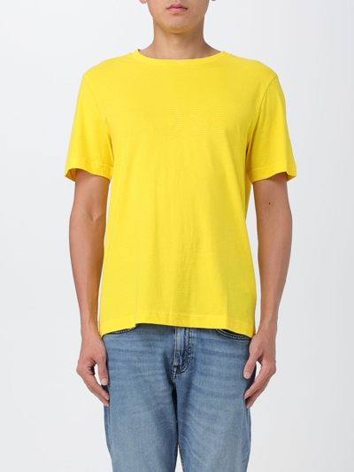 Hugo Boss T-shirt Boss Herren Farbe Ocker In Ocher