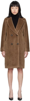 S Max Mara Roseto Coat In 026 Camel