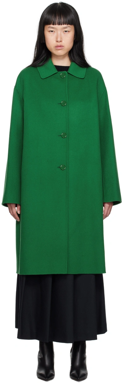 's Max Mara Green Nizza Coat In 048 Green