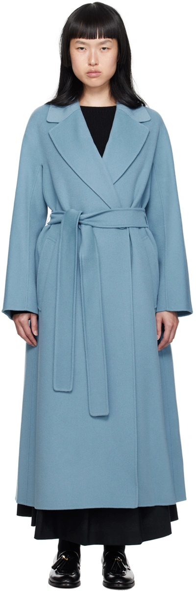 's Max Mara Blue Eliot Coat In 040 Light Blue