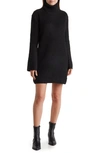 Steve Madden Abbie Womens Knit Short Sweaterdress In Black