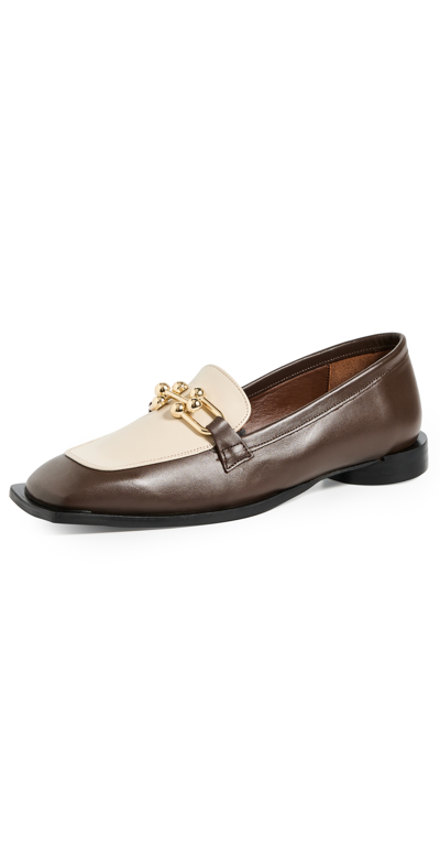 Alohas Spotlight Loafers In Coffee Brown