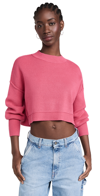 Free People Easy Street Crop Pullover In Madamoiselle