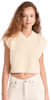 Free People Easy Street Sweater Vest In Cream