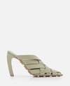 Bottega Veneta Women's Alfie Leather Mules In Green