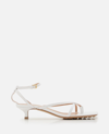 Bottega Veneta Stretch Strappy High-heeled Sandals In White