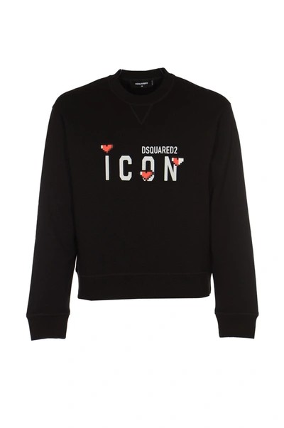 Dsquared2 Icon Game Lover Cool Fit T-shirt In Nero