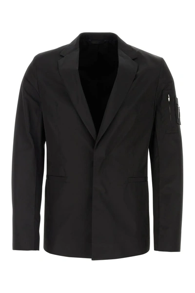 Givenchy Black Tech Fabric Blazer In Nero