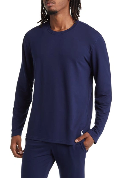 Polo Ralph Lauren Long Sleeve Pyjama T-shirt In Blue