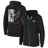 Wear By Erin Andrews Black Washington Capitals Sponge Fleece Full-zip Hoodie In Black