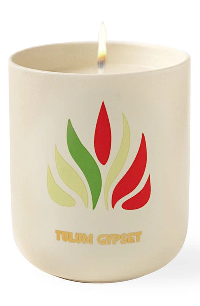 Assouline Travel From Home Tulum Gypset Candle In Green