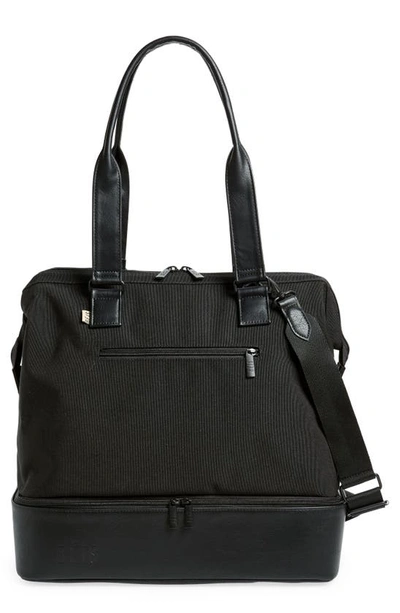 Beis The Mini Convertible Weekend Travel Bag In Black