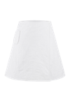 TOTAL WHITE QUILTED SKIRT