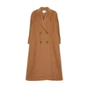 Max Mara Caronte Long Camel Coat In Cammello