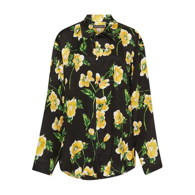 BALENCIAGA LONG-SLEEVED PRINTED SHIRT