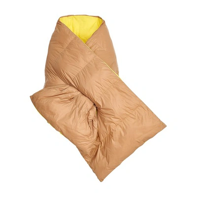 Essentiel Antwerp Exquisite Puffer Scarf In Beige_gelb