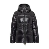Moncler Rec Nylon Taleve Jacket W Hood Tie Waist In Black