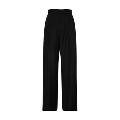 Loewe High-waisted Trousers In Black