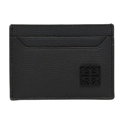 Loewe Anagram Card Holder In Black