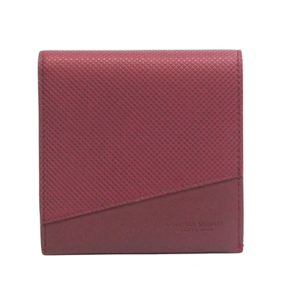 Bottega Veneta Burgundy Leather Wallet  ()