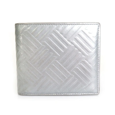Bottega Veneta Silver Leather Wallet  ()
