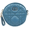 DIOR DIOR BLUE LEATHER CLUTCH BAG (PRE-OWNED)