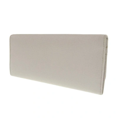 Fendi Grey Leather Wallet  ()