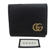 GUCCI GUCCI GG MARMONT BLACK LEATHER WALLET  (PRE-OWNED)
