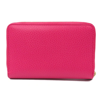 Gucci Pink Leather Wallet  ()
