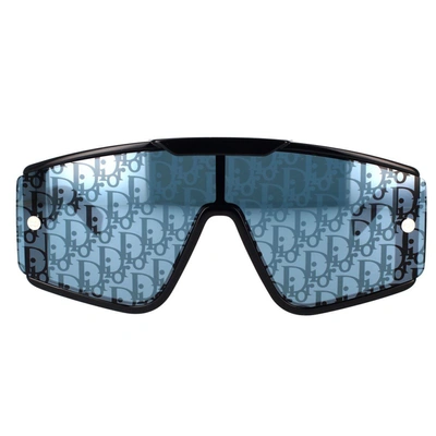 Dior Eyewear Shield Frame Sunglasses In Black